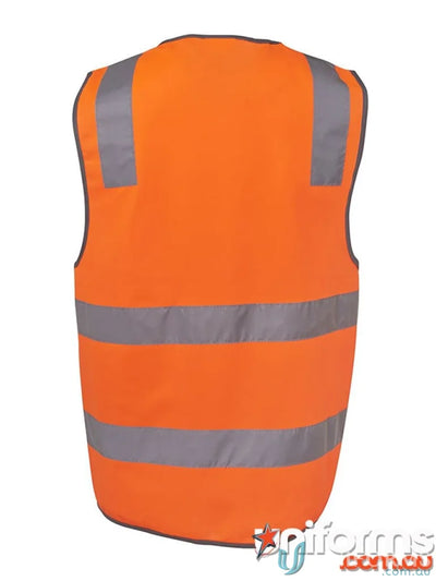 HiVis D+N safety vest with reflective stripes meeting Australian safety standards