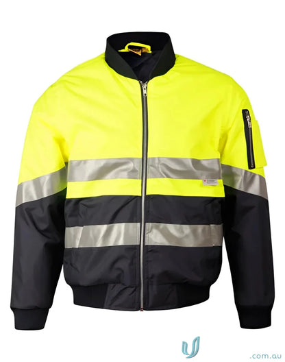 High-vis bomber jacket with 3M Tapes, perfect for sw16a hi-vis and winning spirit