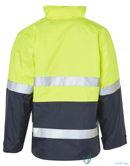 High-vis long line work jacket from Winning Spirit SW50, perfect line jacket for safety