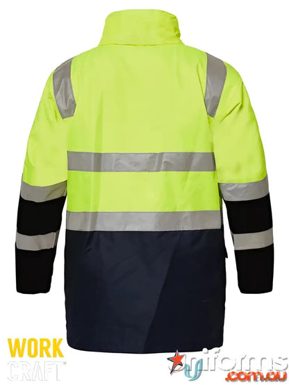 HiVis Reflective Jacket showcasing bio-motion setup in high-performance workwear style