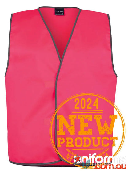 Pink safety vest from JBs HiVis Vest meeting Australian safety standards, perfect work uniform for Australians with extra large safety gear