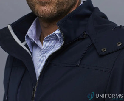 Navy blue Horizon Jacket hoodie perfect for uniforms and workwear casual style