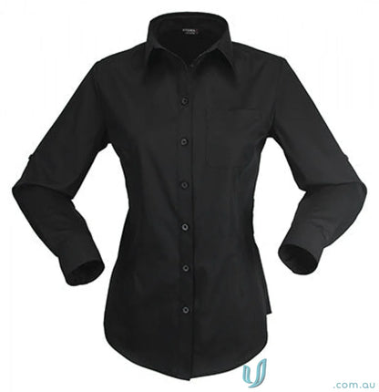 Hospitality Nano ladies long sleeve button-up workwear shirt for uniforms