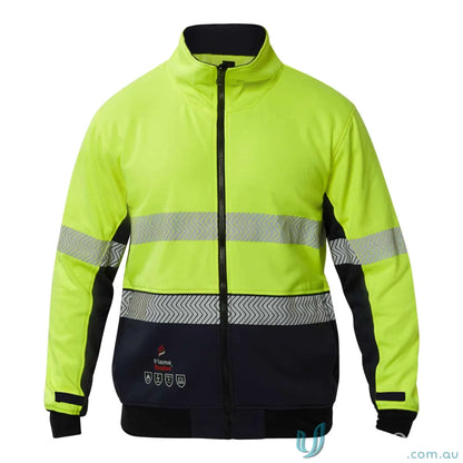 HRC2 HiVis Segmented Reflective Fleece with contrast dirt panels and internal stuff pocket