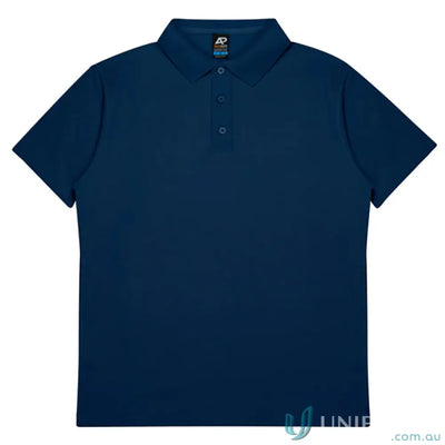 Aussie Pacific 3312 Hunter Blues Kids Polo in Navy