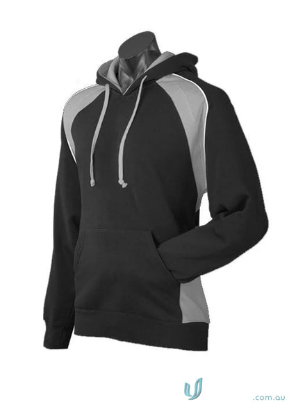 Huxley Hoodie Black Gray Hooded Sweatshirt perfect for casual wear and workwear