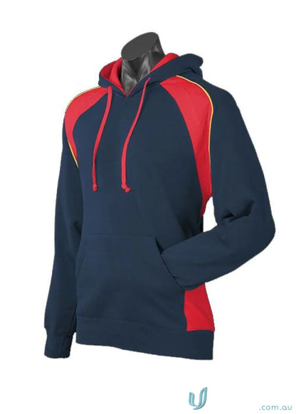 Navy and red Huxley HoodiePerfect for casual wear, sports uniforms, or workwear