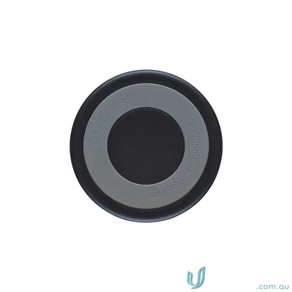 Black circular camera lens filter with gray inner ring for HydraSite 1.9L Mega Bottle