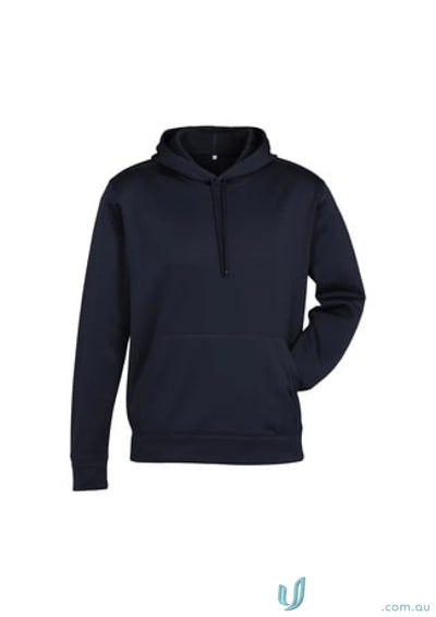 Hyper Hoodie SW239ML in dark navy blue polyester performance fleece with hood and pouch pocket