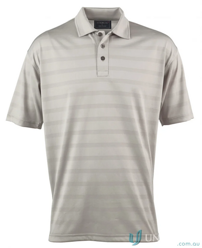 Ice Cool Polo striped short-sleeved polo shirt perfect for uniforms and workwear