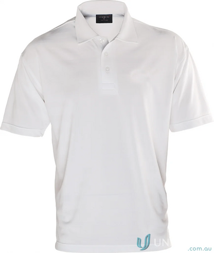White short-sleeved polo shirt from Ice Cool Polo perfect for uniforms and workwear
