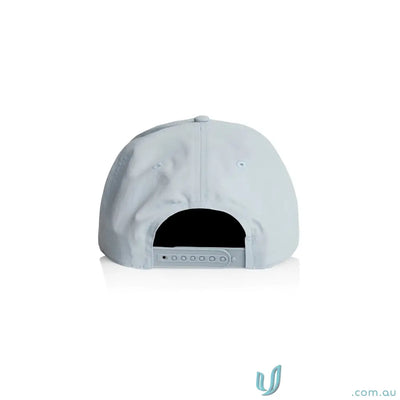 Light blue Icon Nylon Cap with curved peak and tonal under-peak lining