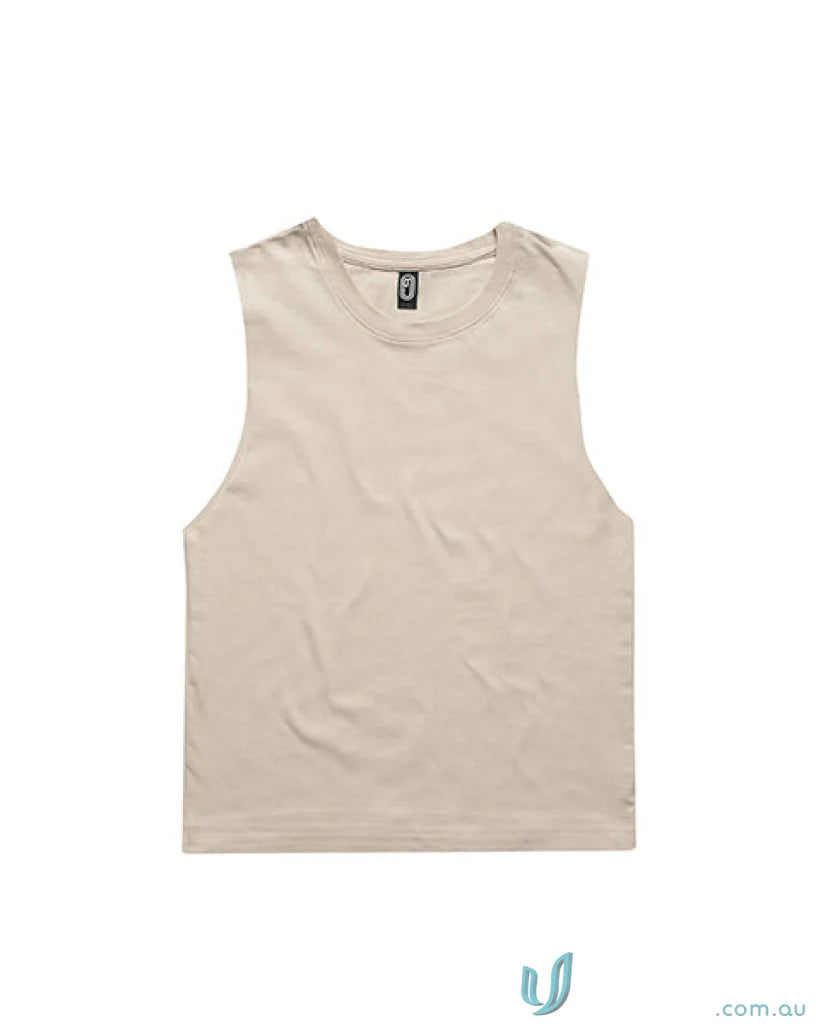 Beige sleeveless infant tank top perfect for kids’ play and casual uniforms