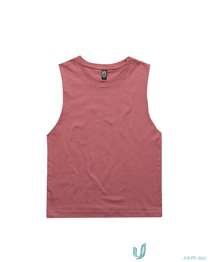Mauve sleeveless crop top for infants, perfect for casual tank-style uniforms