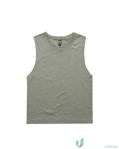 Olive green sleeveless infant tank top perfect for casual wear or uniforms