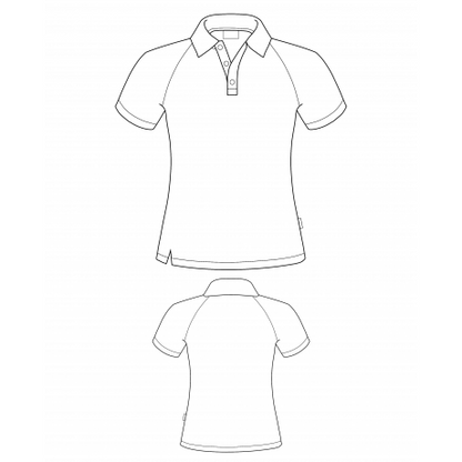 Stencil Infinity Men's Short Sleeve Polo Shirt Cool Dry Eco-Efficient Recycled Fibre UPF 50+