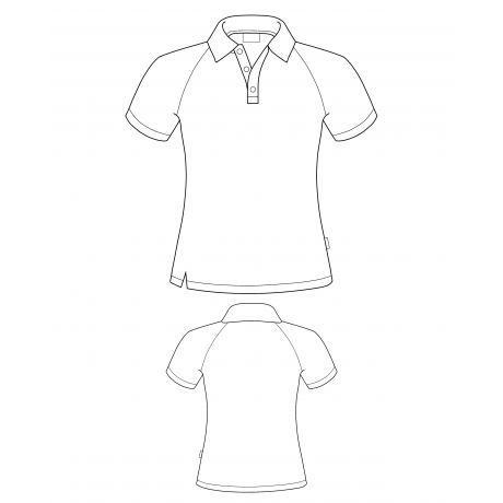 Stencil Infinity Men's Short Sleeve Polo Shirt Cool Dry Eco-Efficient Recycled Fibre UPF 50+