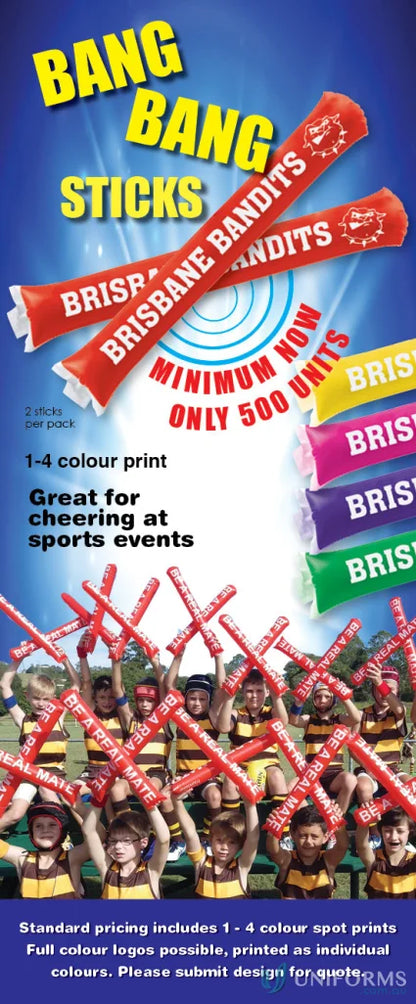 Inflatable Bang Bang Sticks for fun, perfect for parties and events