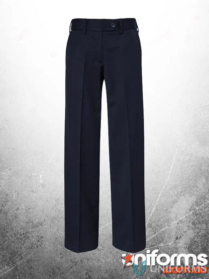 Navy blue IOP Ladies Flexi Band Pant with biz Flexi-Band™ for women’s Detroit pant style