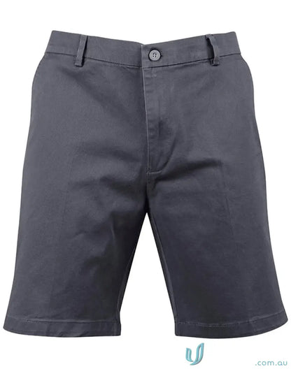 Gray chino shorts for men from IOP’s Stretch SlimFit Boston collection
