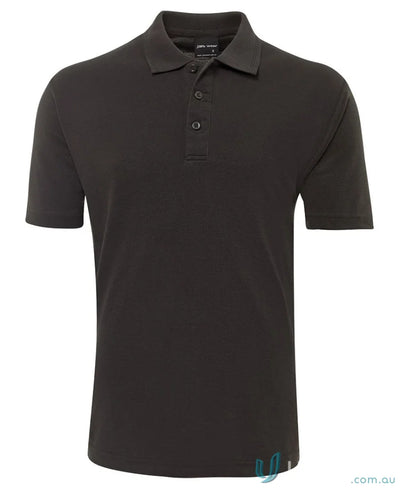 Dark polo shirt in JBs 210 Polo with 210gsm pique fabric and stylish herringbone tape