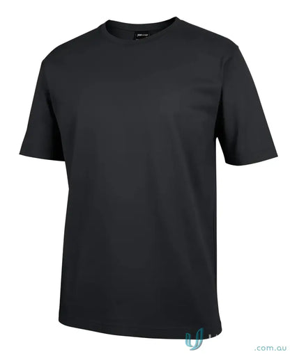 Plain black JBs Adult 1HT Tee with classic fit and crew neck for a casual look