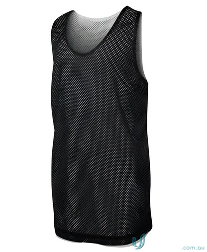 JB’S Adults Basketball Singlet with black mesh fabric and code 7kbs2 for comfort