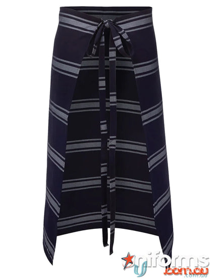 Striped wrap skirt from JBs Butcher’s Half Apron workwear, perfect for uniforms