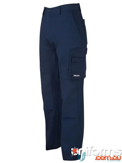 Navy blue JBs Canvas Cargo Pant with classic fit, perfect for casual uniforms