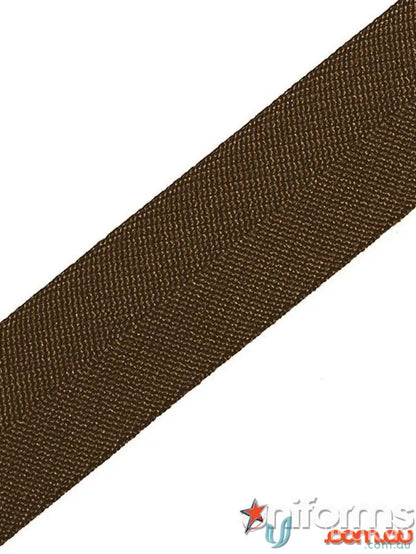 Brown polyester herringbone apron strap for JB’s Changeable Cross Back Apron 5acbs