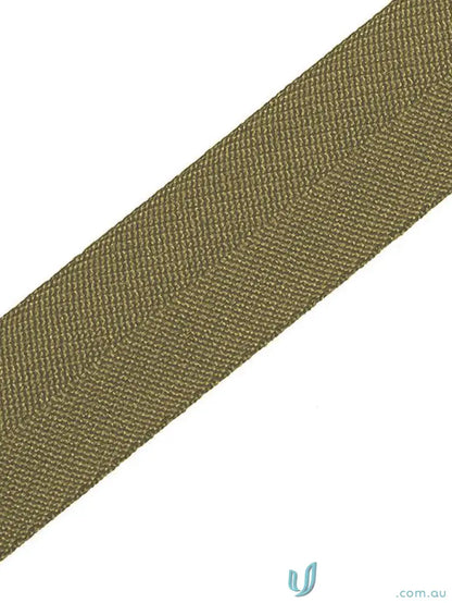 Olive green polyester herringbone JB’s Changeable Cross apron strap 5acbs