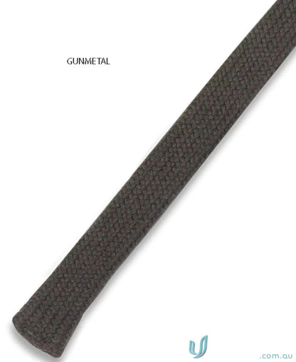 Gunmetal-colored woven strap for JB’s Changeable Drawcord and JB’s Hooded Fleece styles