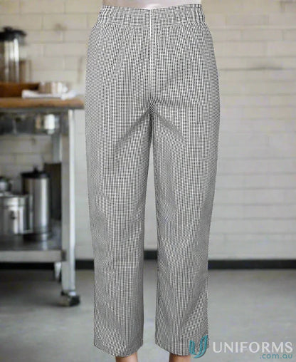 Gingham chef elasticated pant with hidden key loop from JB’s Chefs Elasticated Pant collection