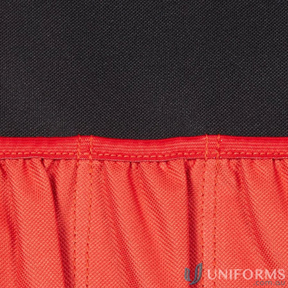 Black and red fabric with stitching for JBs Chefs Knife Bag, perfect workwear style