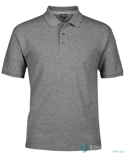 Gray polo shirt made of cotton pique polo fabric in JB’s colours from JBs COC collection