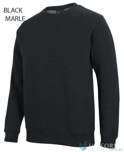 Black black crewneck sweatshirt from JBs Fleecy Sweater with classic fit