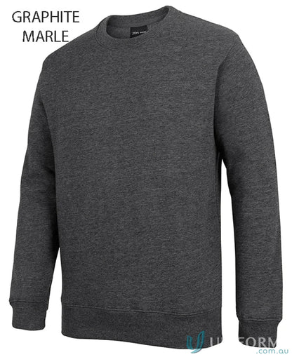 Graphite marl crewneck sweatshirt from JBs Fleecy Sweater, classic fit fleecy sweater 3fs