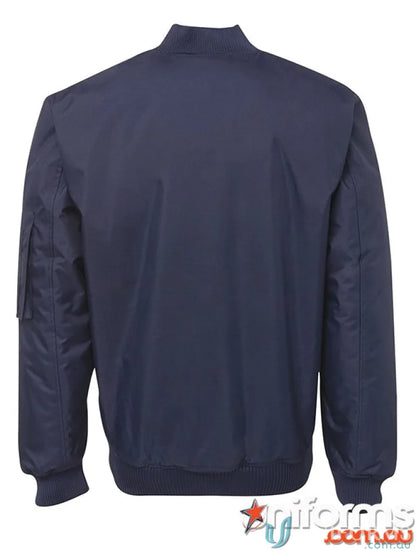 Navy blue bomber jacket from JBs Flying Jacket, perfect for workwear or uniforms