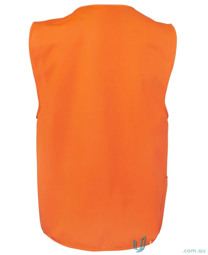 Orange safety vest from JBs Hi Vis Zip Workwear, extra large size for uniforms