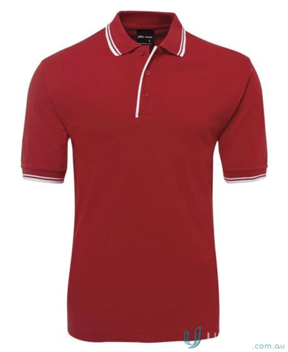 Kids contrast polo shirt with reinforced herringbone tape in JB’s Kids Contrast Polo collection