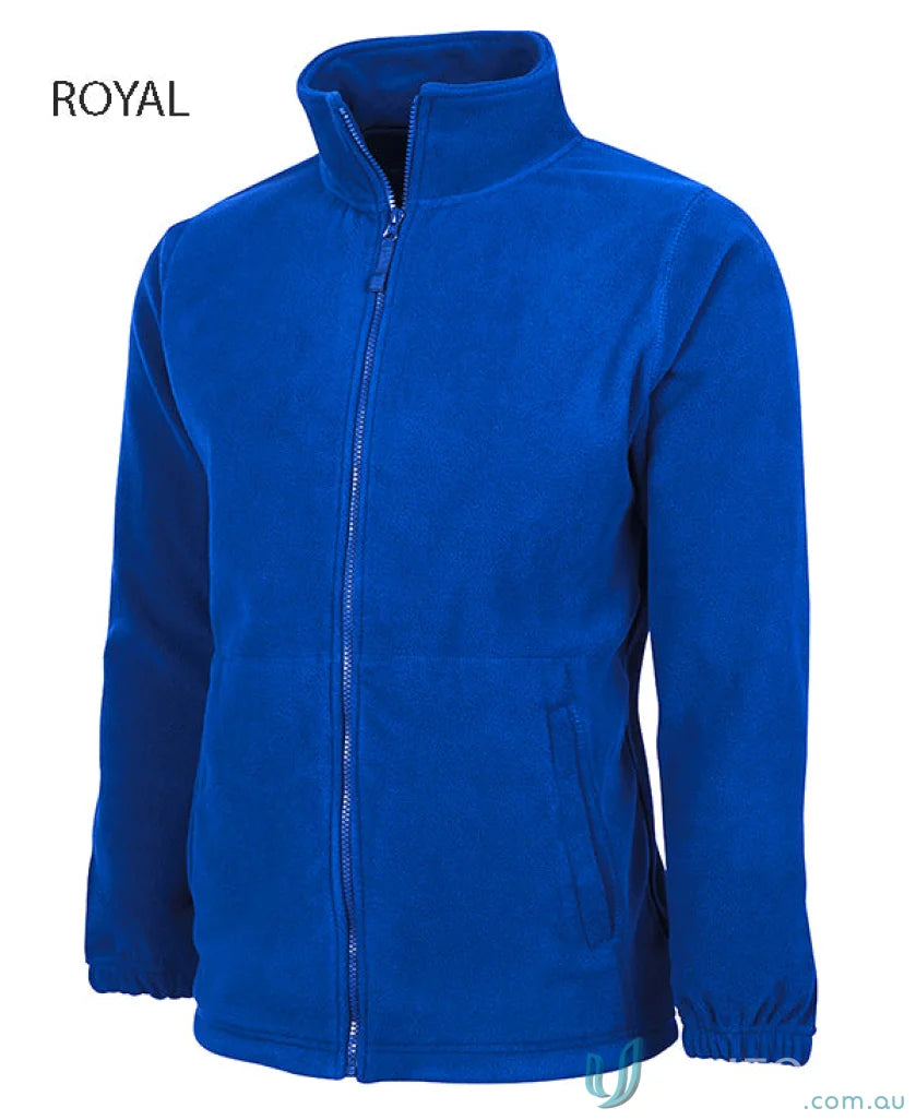 Royal blue fleece jacket JB’s Kids Full Zip Polar with low-pill polar fleece for kids