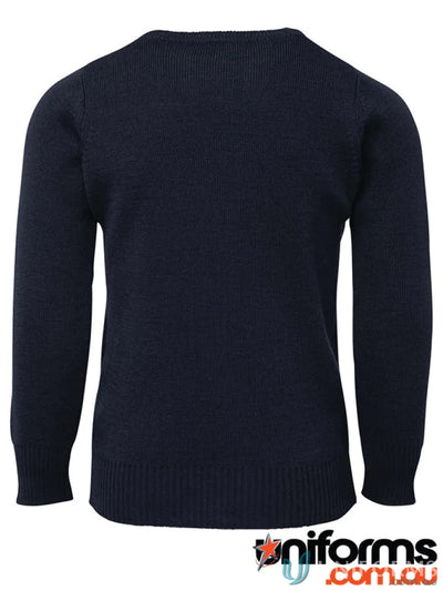 Navy blue kids knitted jumper from JBs Kids Knitted for natural warmth and cozy style