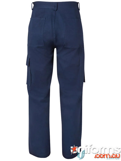 Navy blue cargo pants with multiple pockets from JBs Ladies Multi Pocket Pant collection perfect for uniforms
