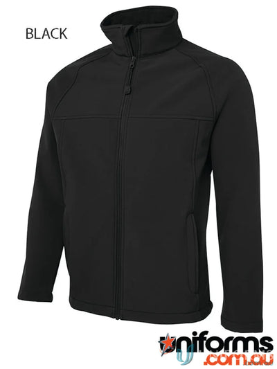 Black JBs Layer Softshell Jacket, stylish softshell jacket for outdoor adventures