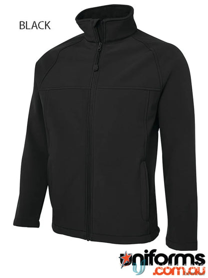 Black JB’s Layer Softshell Jacket, stylish softshell jacket for outdoor adventures