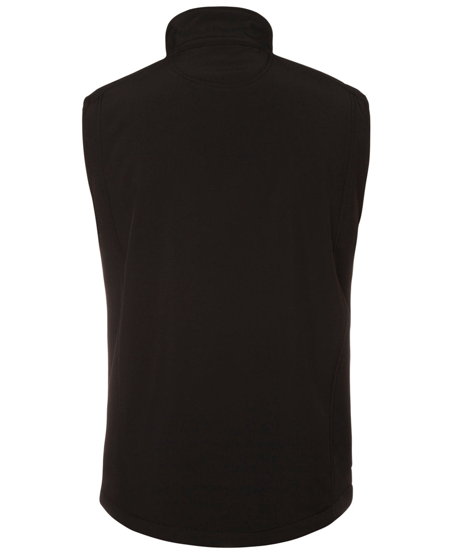 Black JBs layer softshell vest high-neck sleeveless front