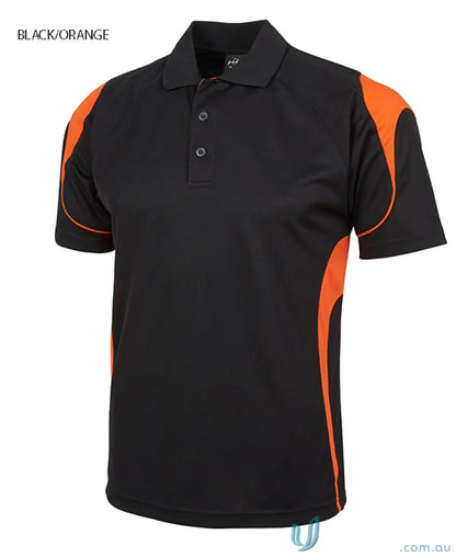 JB’s Podium Black and Orange Polo Shirt for stay cool urban fit style