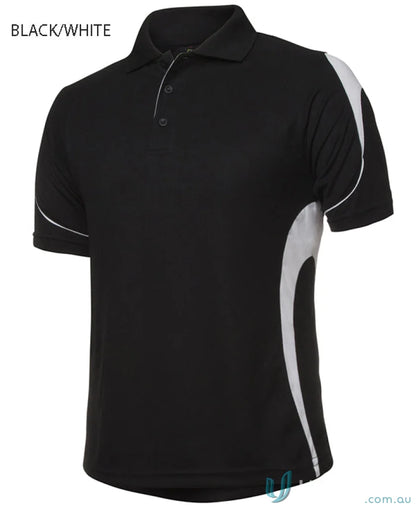 Black and white JB’s Podium Bell Polo for stay cool urban fit style