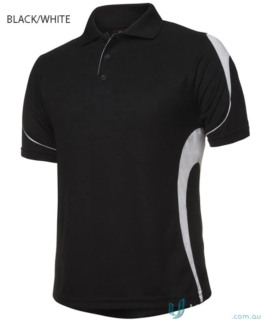 Black and white JB’s Podium Bell Polo for stay cool urban fit style