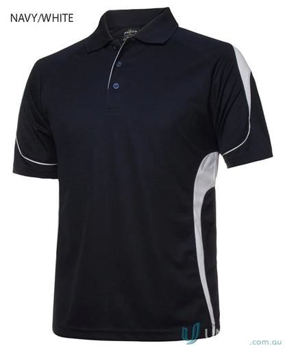 JB’s Podium stay cool navy and white polo shirt perfect for urban fit style